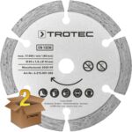 Zestaw tarcz do pilarki 2 diament Ø 89 mm, 2-częściowy